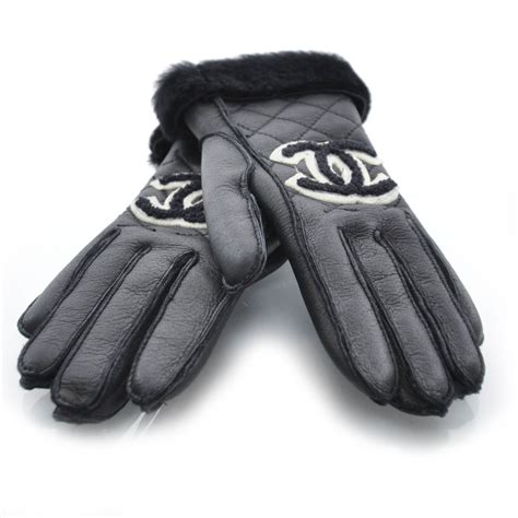 chanel gloves leather